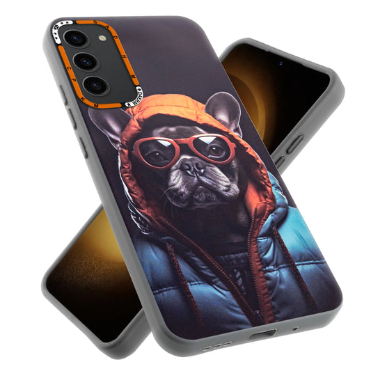 Dark Aesthetic Wild Animal Printed Back Cases For Samsung S23 5G