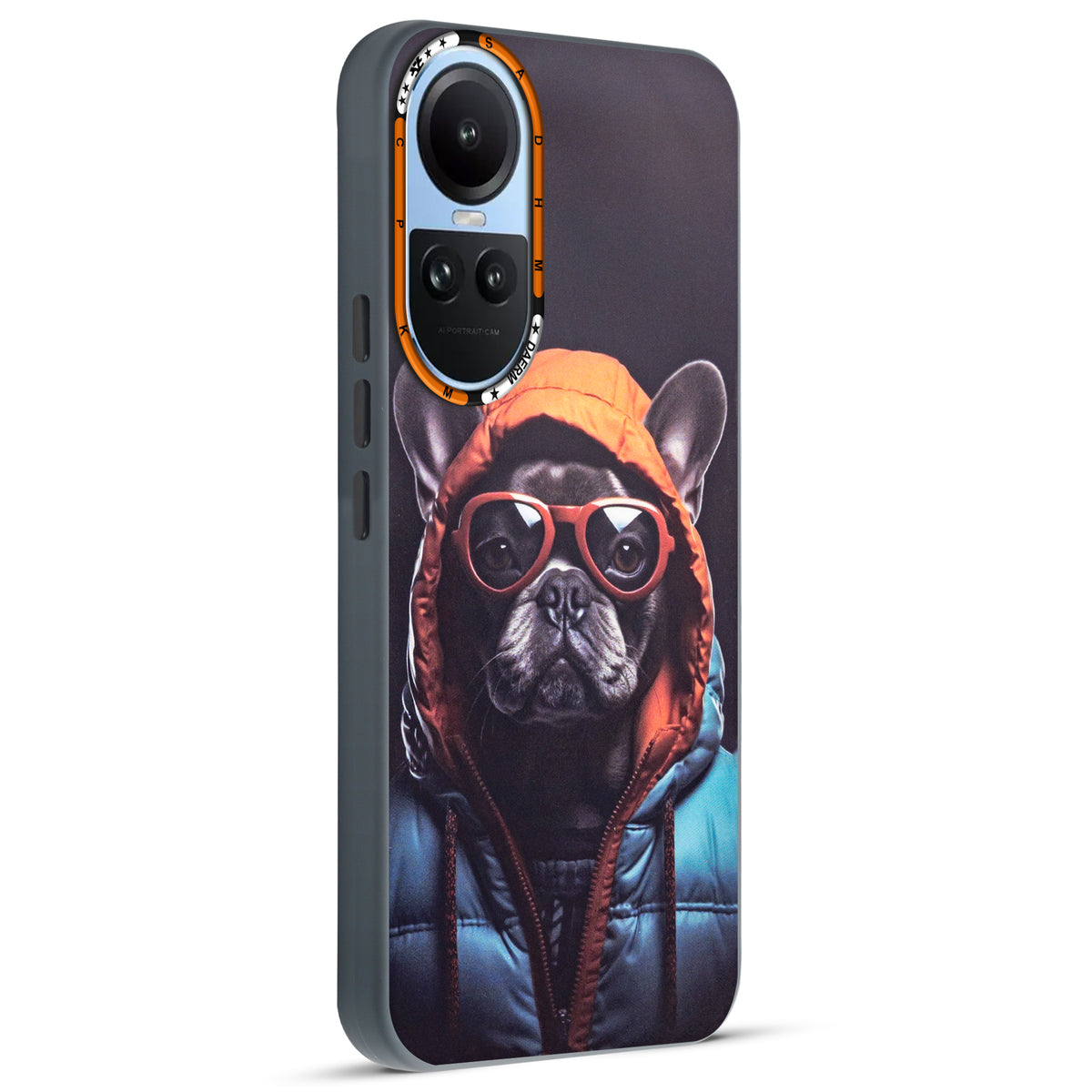 Dark Aesthetic Wild Animal Printed Back Cases For Oppo Reno 10 5G
