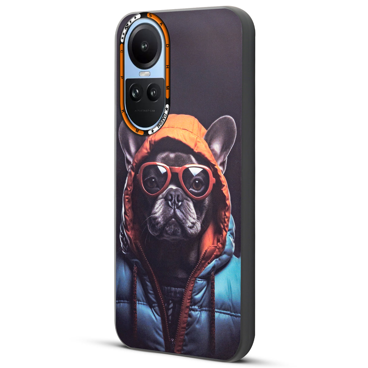 Dark Aesthetic Wild Animal Printed Back Cases For Oppo Reno 10 5G