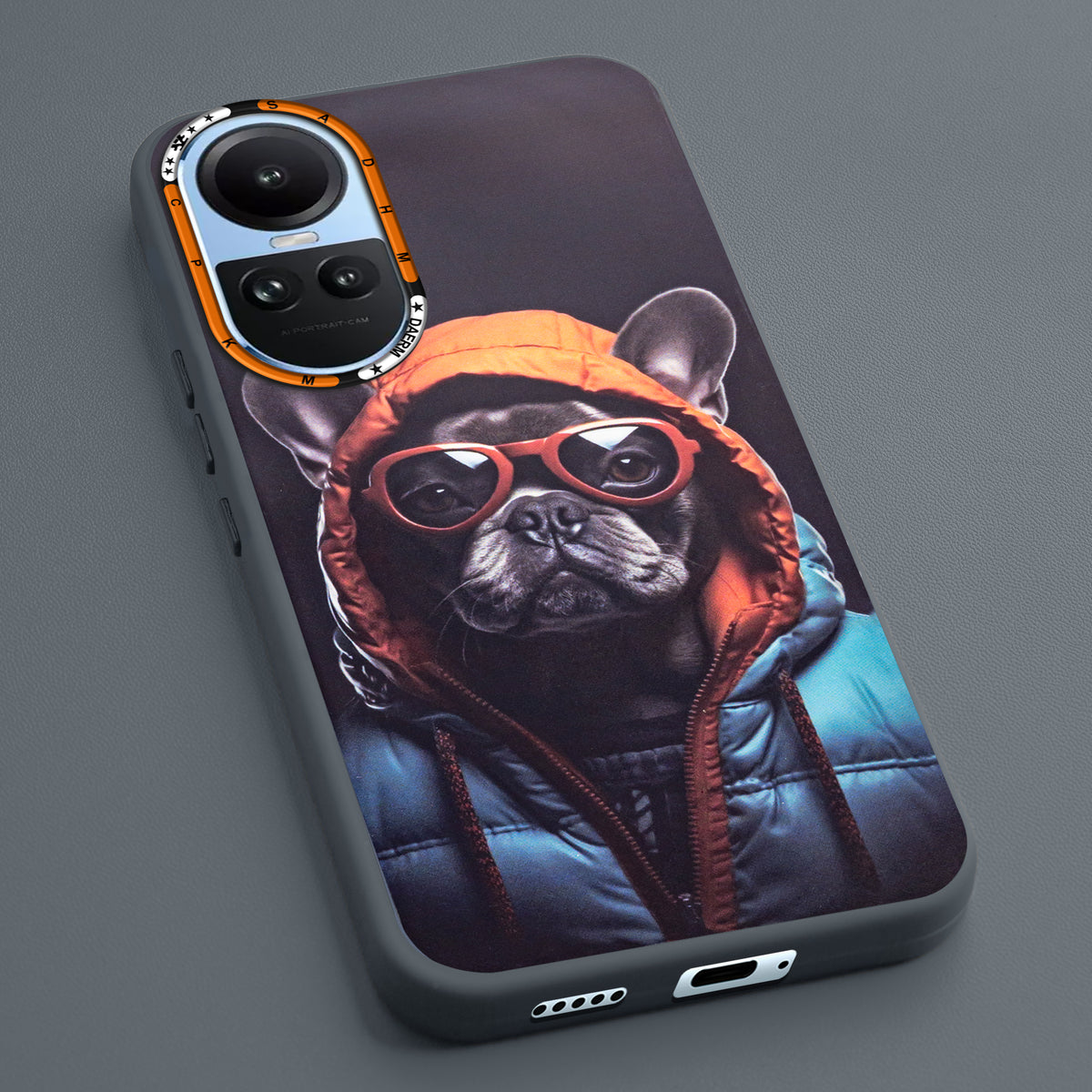 Dark Aesthetic Wild Animal Printed Back Cases For Oppo Reno 10 5G
