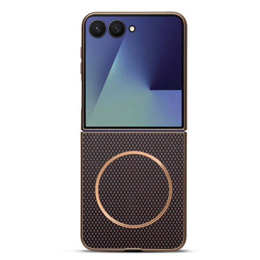 Flexible TPU Back Cover for Samsung Z Flip 7 with MagSafe Support & Unique Printed Designs