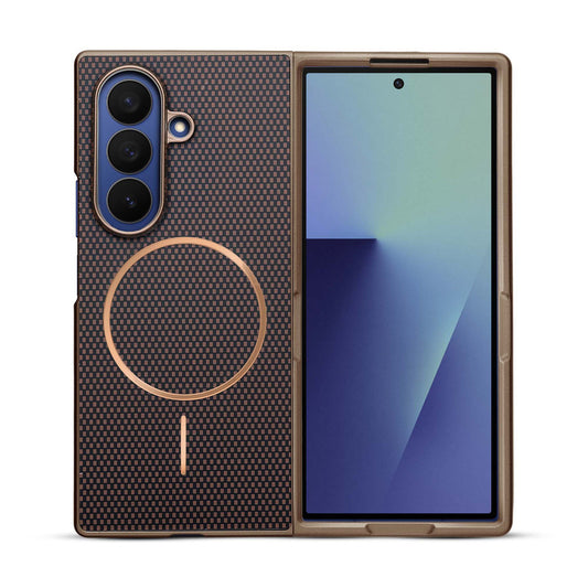 Flexible TPU Back Cover for Samsung Z Fold 7 with MagSafe Support & Unique Printed Designs