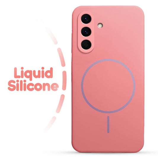 Cloud Feel Silicone Case for Samsung A56 5G – Supports Wireless Charging