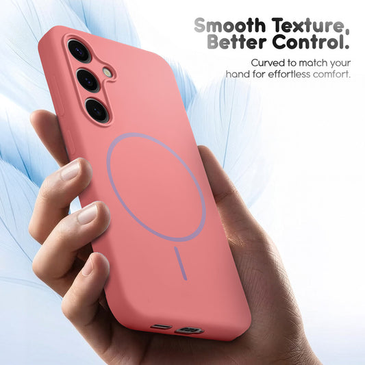Cloud Feel Silicone Case for Samsung S24 Plus 5G – Supports Wireless Charging