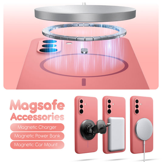 Cloud Feel Silicone Case for Samsung A36 5G – Supports Wireless Charging