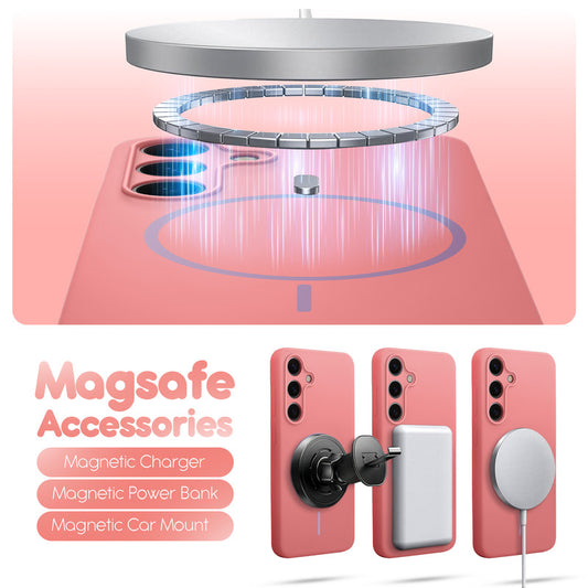 Cloud Feel Silicone Case for Samsung S24 Plus 5G – Supports Wireless Charging