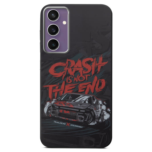 Rugged Hard Back Printed Case For Samsung S23 FE 5G with Metal Ring Camera Protection and Buttons