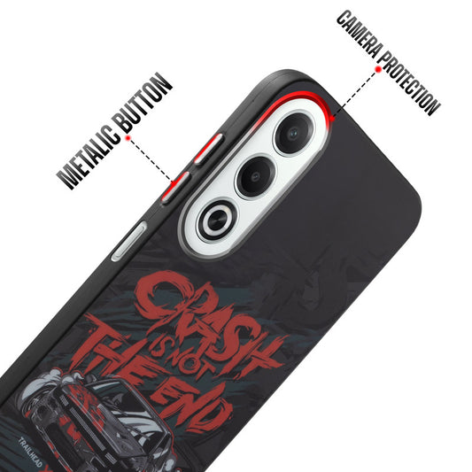 Rugged Hard Back Printed Case For Oppo K12x 5G with Metal Ring Camera Protection and Buttons