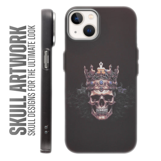 Nightfall Skull Cluster Design With Hard Back Case For Apple iPhone 14