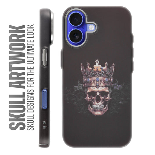 Nightfall Skull Cluster Design With Hard Back Case For Apple iPhone 16 Plus