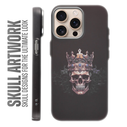 Nightfall Skull Cluster Design With Hard Back Case For Apple iPhone 16 Pro