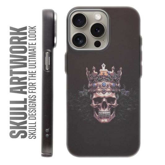 Nightfall Skull Cluster Design With Hard Back Case For Apple iPhone 15 Pro