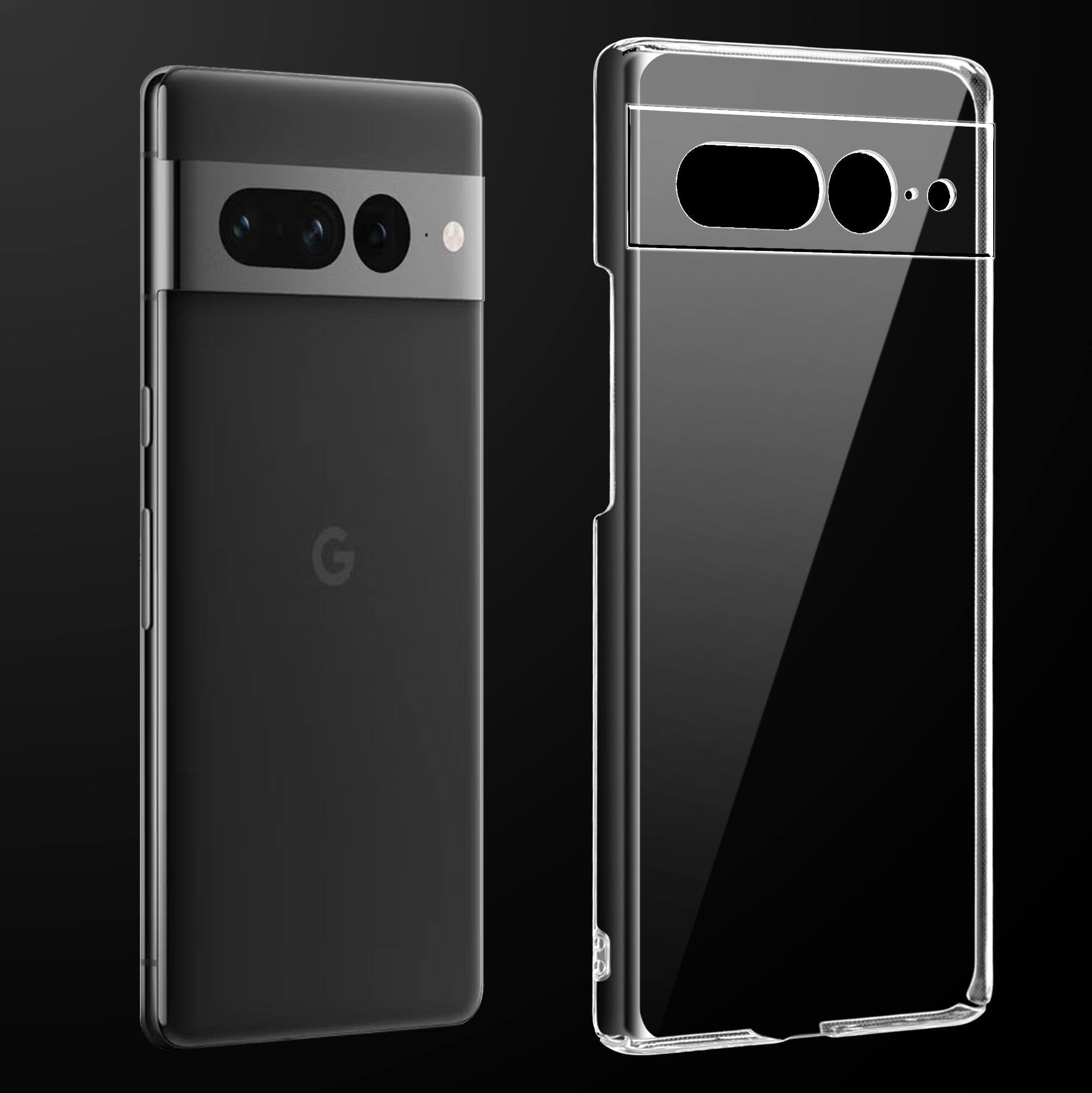 Crystal Clear Hard Back Anti-Yellowing Phone Case For Google Pixel 7 Pro