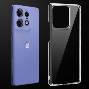Crystal Clear Hard Back Anti-Yellowing Phone Case For Motorola Edge 50 Pro 5G