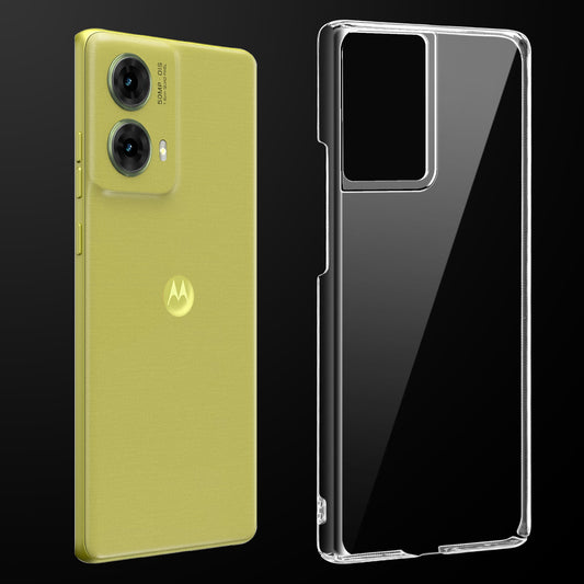 Crystal Clear Hard Back Anti-Yellowing Phone Case For Motorola Moto G85 5G