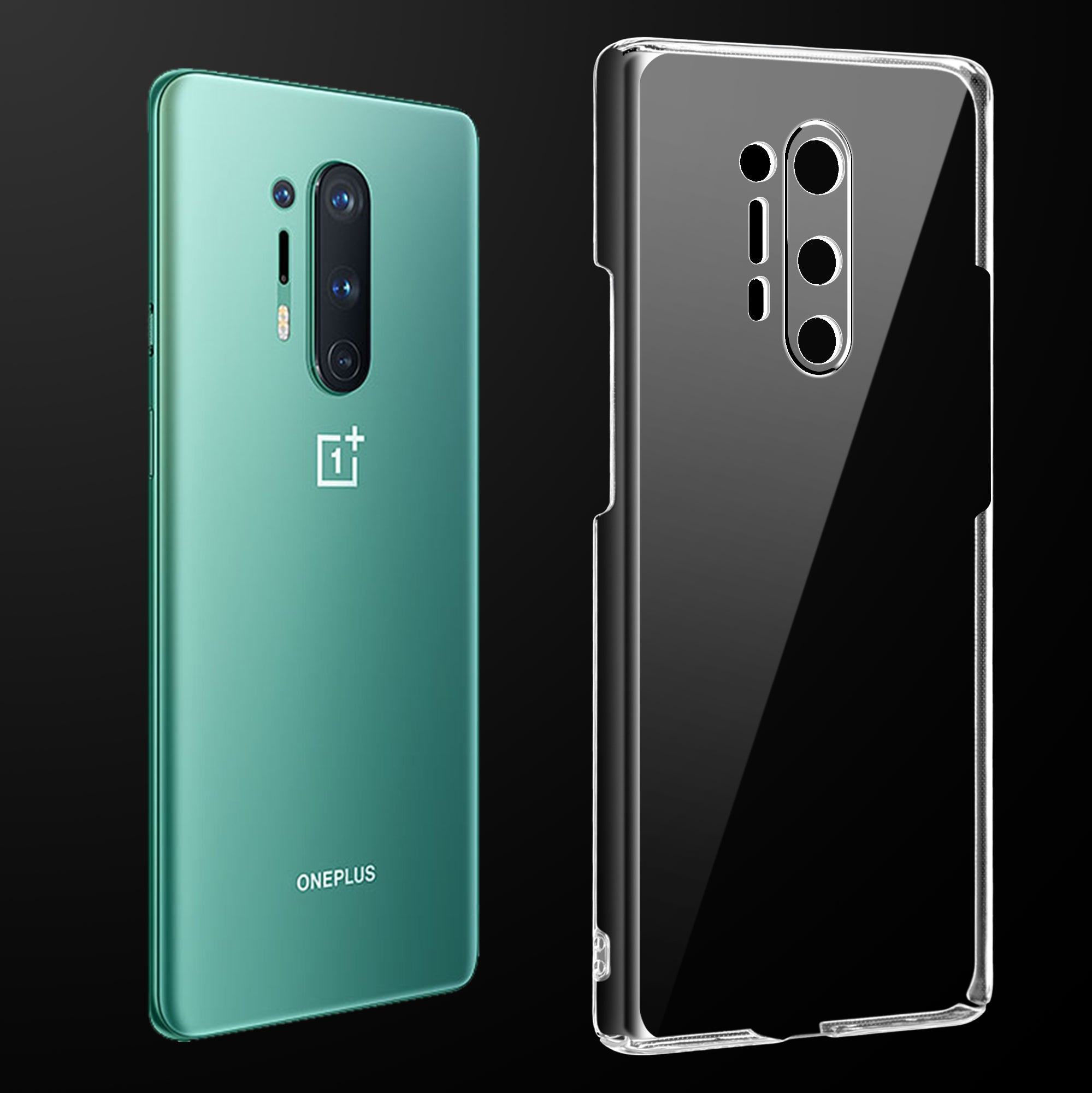 Crystal Clear Hard Back Anti-Yellowing Phone Case For OnePlus 8 pro