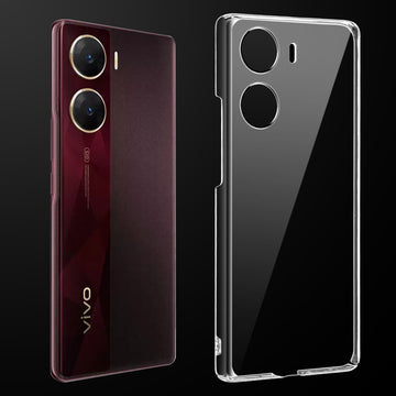 Crystal Clear Hard Back Anti-Yellowing Phone Case For Vivo V29e 5G