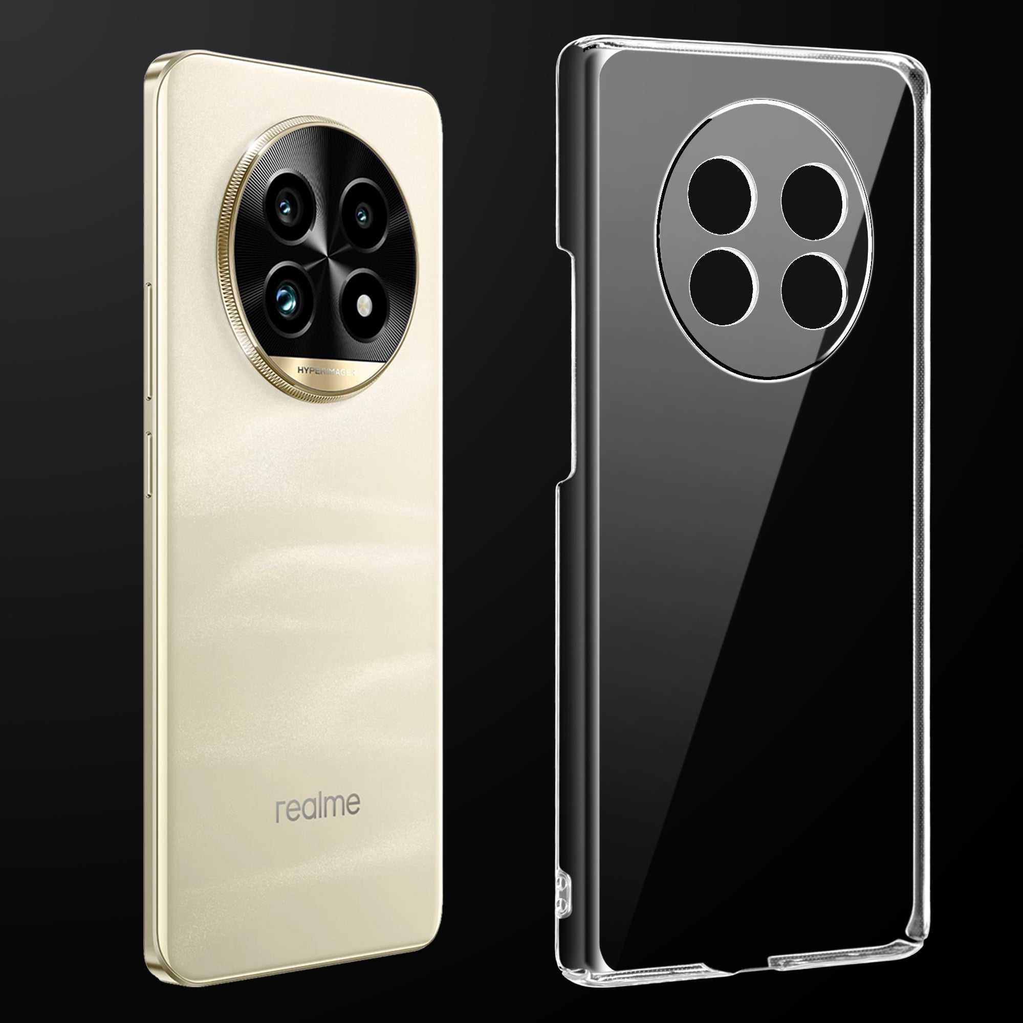 Custodia Per Oppo Realme C21: Cover Trasparente Sottile In Silicone TPU Anti-ingiallimento, Morbida E Antiurto