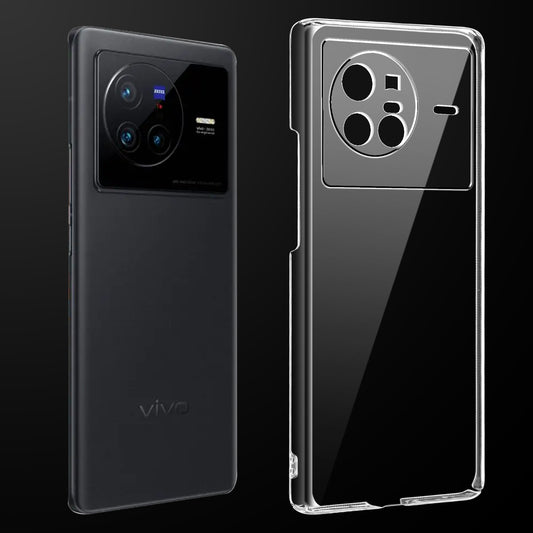 Crystal Clear Hard Back Anti-Yellowing Phone Case For Vivo X80 5G