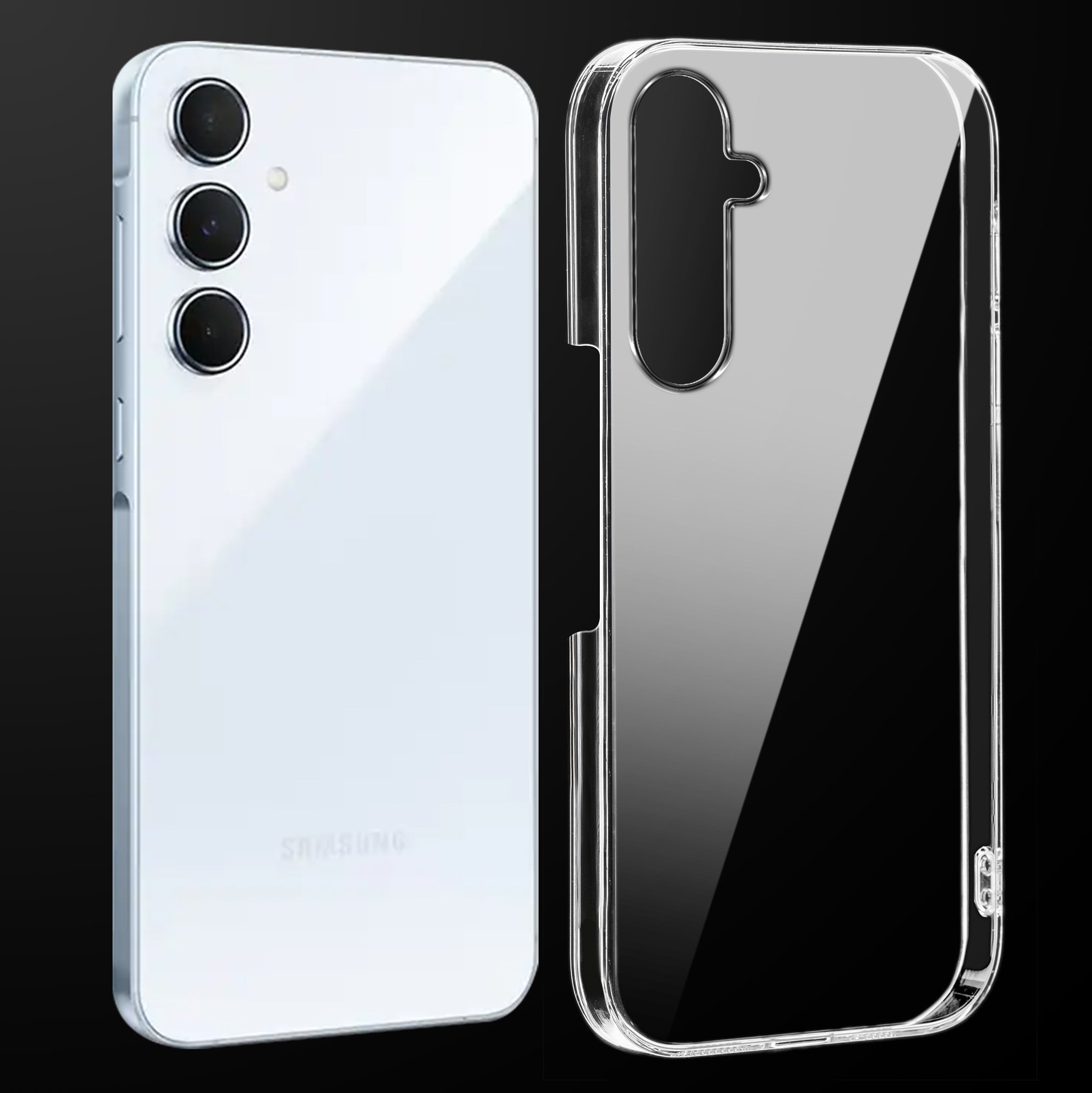 Crystal Clear Hard Back Anti-Yellowing Phone Case For Samsung A35 5G