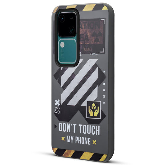 Mechanical Print Circuit Sector Print Hard Back Cover For Vivo V30 Pro 5G