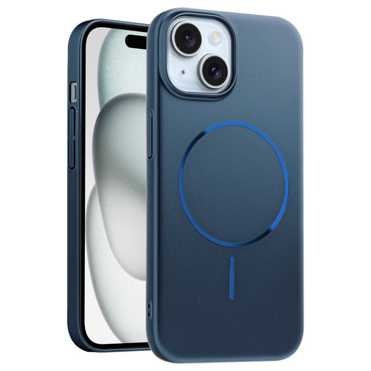Slim Hard Shell Back Case for Apple iPhone 15 , Shiny Finish with Built in MagSafe Support