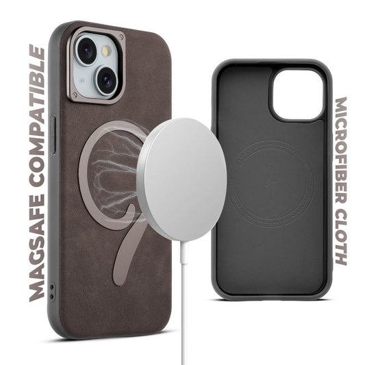 Prime Leather Magsafe Case for Apple iPhone 15