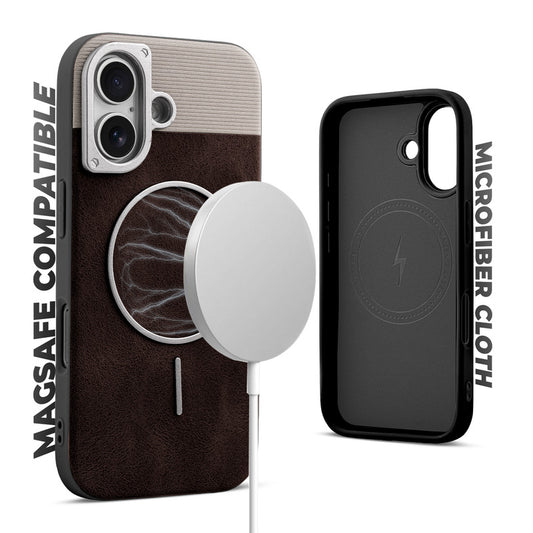 Luxury Leather MagSafe Case for Apple iPhone 17