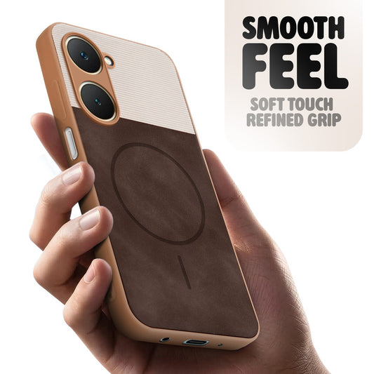 Hybrid PU Leather Matte Cover for Vivo Y18