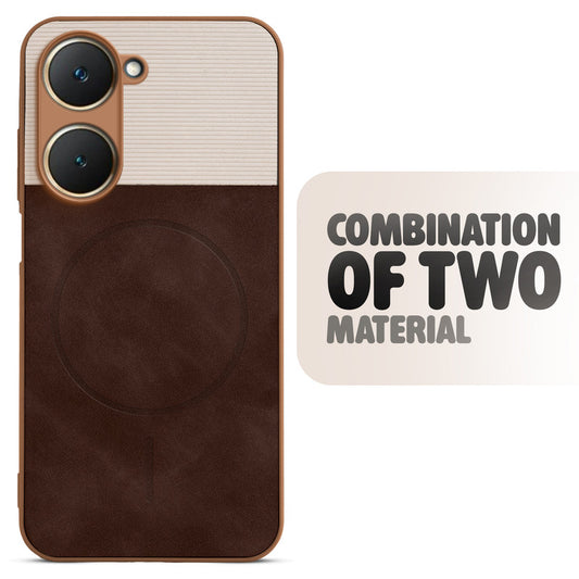 Hybrid PU Leather Matte Cover for Vivo Y18