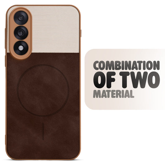 Hybrid PU Leather Matte Cover for OnePlus Nord 5 5G