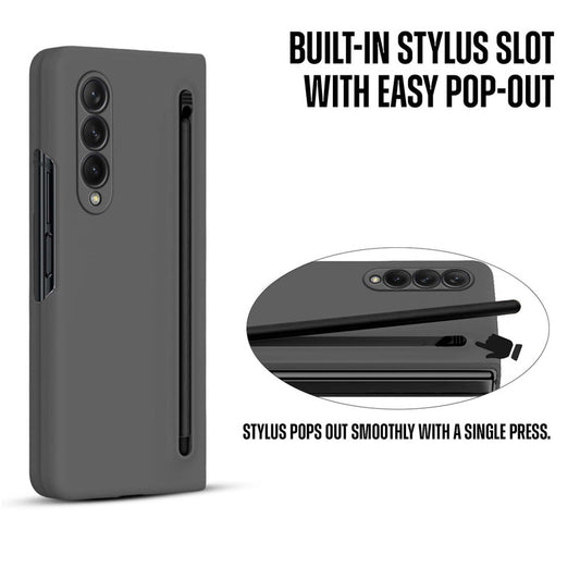 Handy Cover for Samsung Z Fold 3 with Integrated Pen Holder and Screen Friendly Stylus Pen