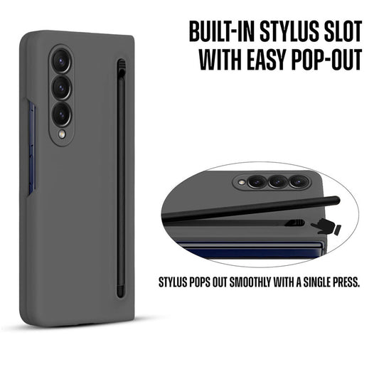 Handy Cover for Samsung Z Fold 4 with Integrated Pen Holder and Screen Friendly Stylus Pen