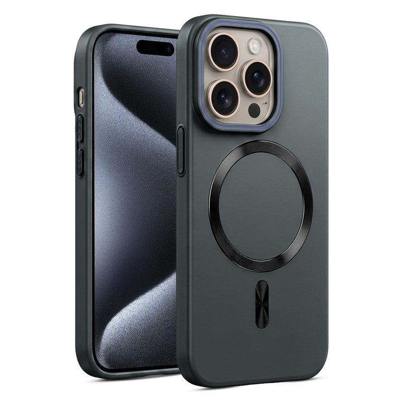 Hard Back Magnetic Case for Apple iPhone 15 Pro Max with Wireless Charging Support