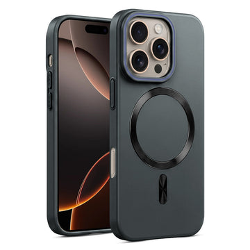 Hard Back Magnetic Case for Apple iPhone 16 Pro Max with Wireless Charging Support