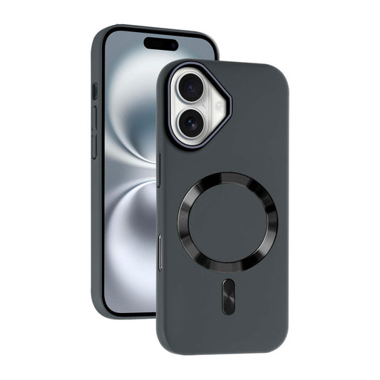 Hard Back MagSafe Case for Apple iPhone 16, Durable Design & Shiny MagSafe Ring