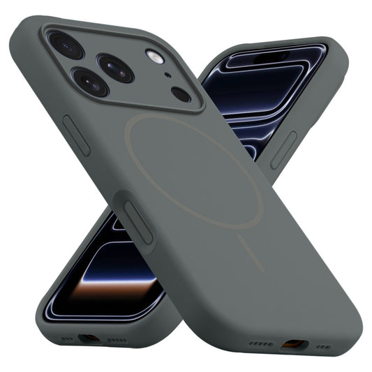 MagSafe Compatible Liquid Silicone Case For Apple iPhone 17 Pro With Camera Protection
