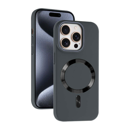 Hard Back MagSafe Case for Apple iPhone 15 Pro, Durable Design & Shiny MagSafe Ring