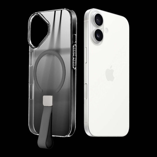Exquisite MagSafe Transparent Case for Apple iPhone 16 with Strap , Hard Back Cover with Long Lasting Anti Yellowing Protection