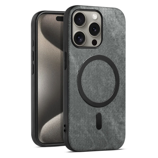 Classic Denim Finish Back Case For Apple iPhone 15 Pro Max With MagSafe Support