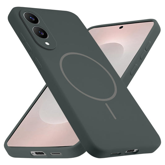 MagSafe Compatible Liquid Silicone Case For Samsung S25 Edge 5G