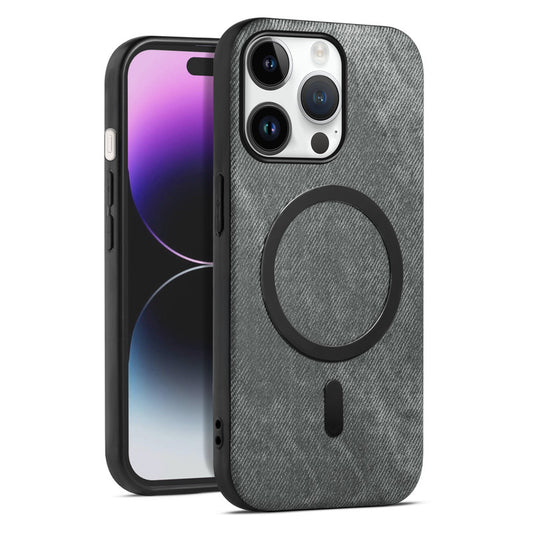 Classic Denim Finish Back Case For Apple iPhone 14 Pro Max With MagSafe Support