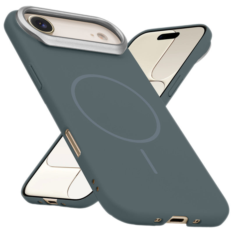 Fusion Metal Camera Ring Hard Shell Case for Apple iPhone 17 Air