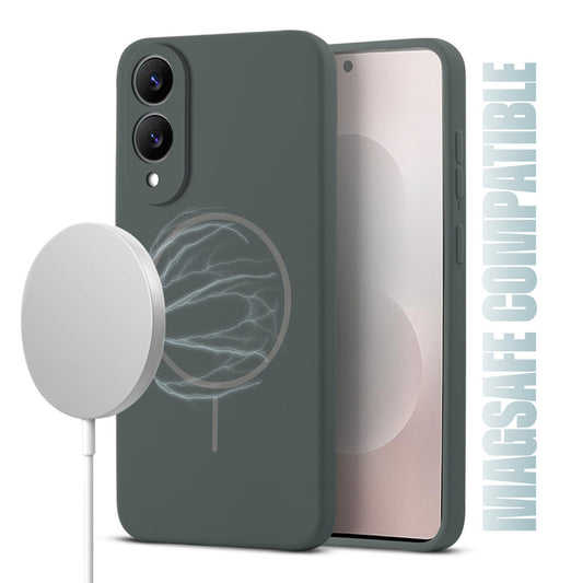 MagSafe Compatible Liquid Silicone Case For Samsung S25 Edge 5G