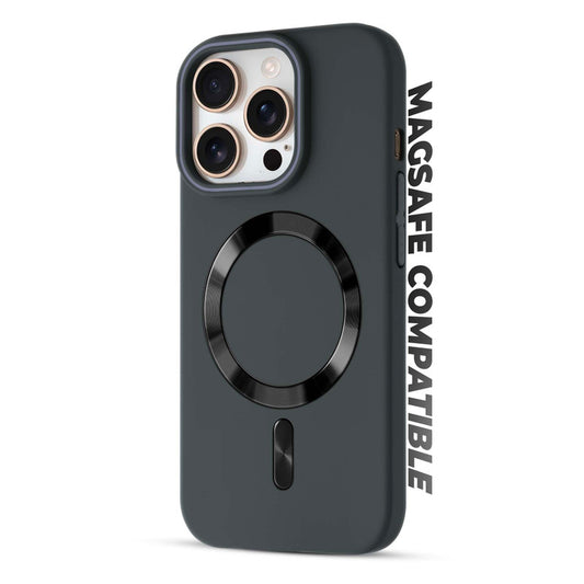 Hard Back MagSafe Case for Apple iPhone 15 Pro Max, Durable Design & Shiny MagSafe Ring
