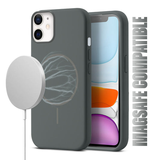 MagSafe Compatible Liquid Silicone Case For Apple iPhone 11