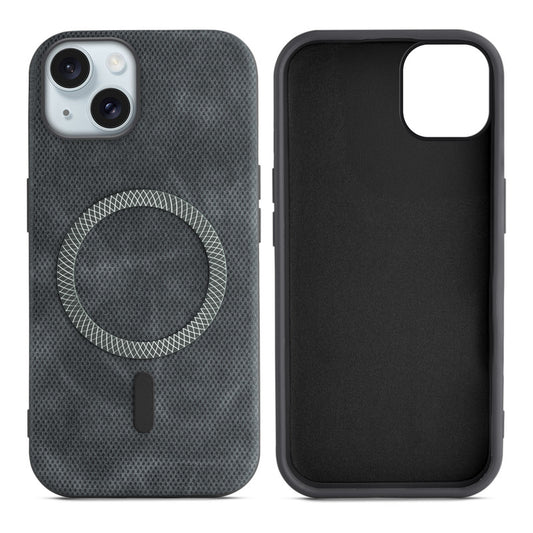 Rugged Vintage Look Back Case For Apple iPhone 13 With Magnetic Charging Compatible with MagSafe
