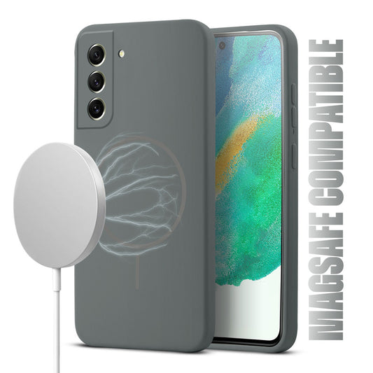 MagSafe Compatible Liquid Silicone Case For Samsung S21 FE 5G
