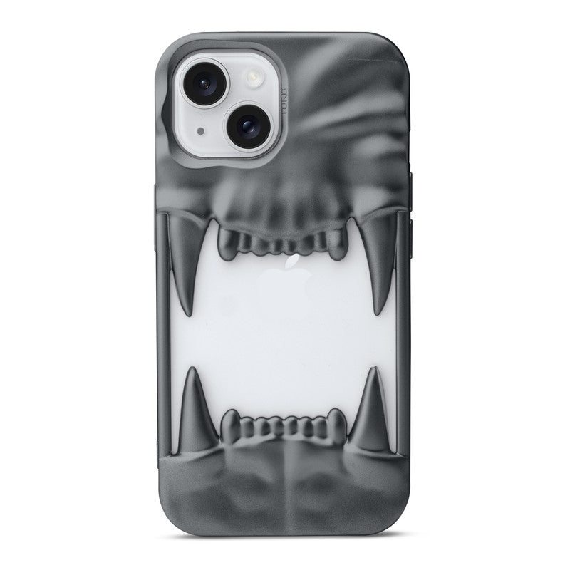 3D Tiger Fang Back Case for Apple iPhone 13, A Wild and Fearless Vibe