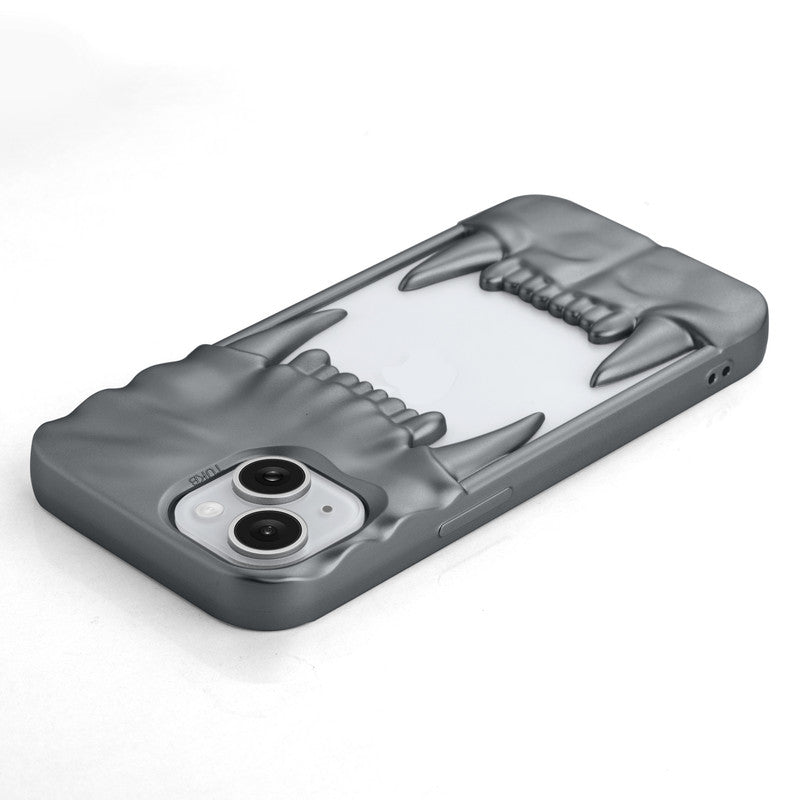 3D Tiger Fang Back Case for Apple iPhone 13, A Wild and Fearless Vibe